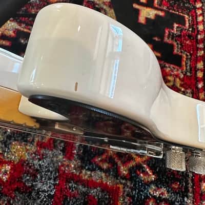 Fender American Deluxe Ash Telecaster 2014 - white blonde, upgrades image 12