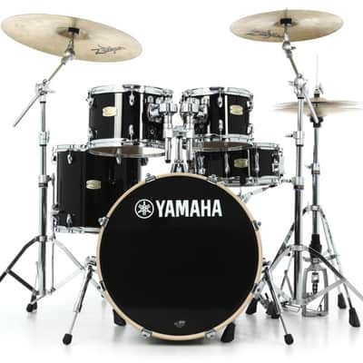 Yamaha SBP0F50 Stage Custom Birch 5-piece Shell Pack - Raven Black (SBP0F50RBd1)