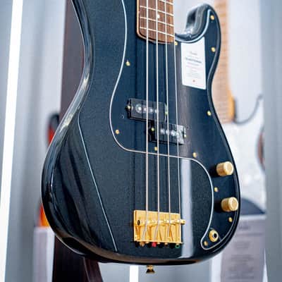 Fender Japan Traditional 2025 Collection 60s Precision Bass Guitar, RW FB, Black Pearl image 2