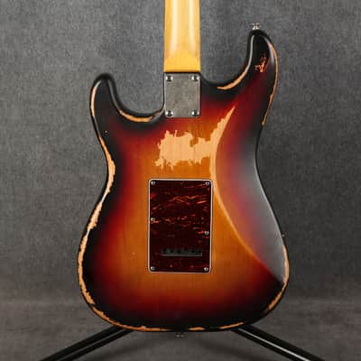 Vintage V6H ICON Electric Guitar - Distressed Tobacco Sunburst - 2nd Hand (166210) image 6