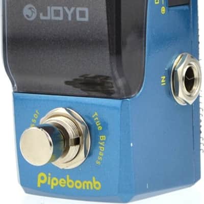Joyo JF-312 Pipebomb Compressor True Bypass Mini Pedal w/ Patch Cables image 12