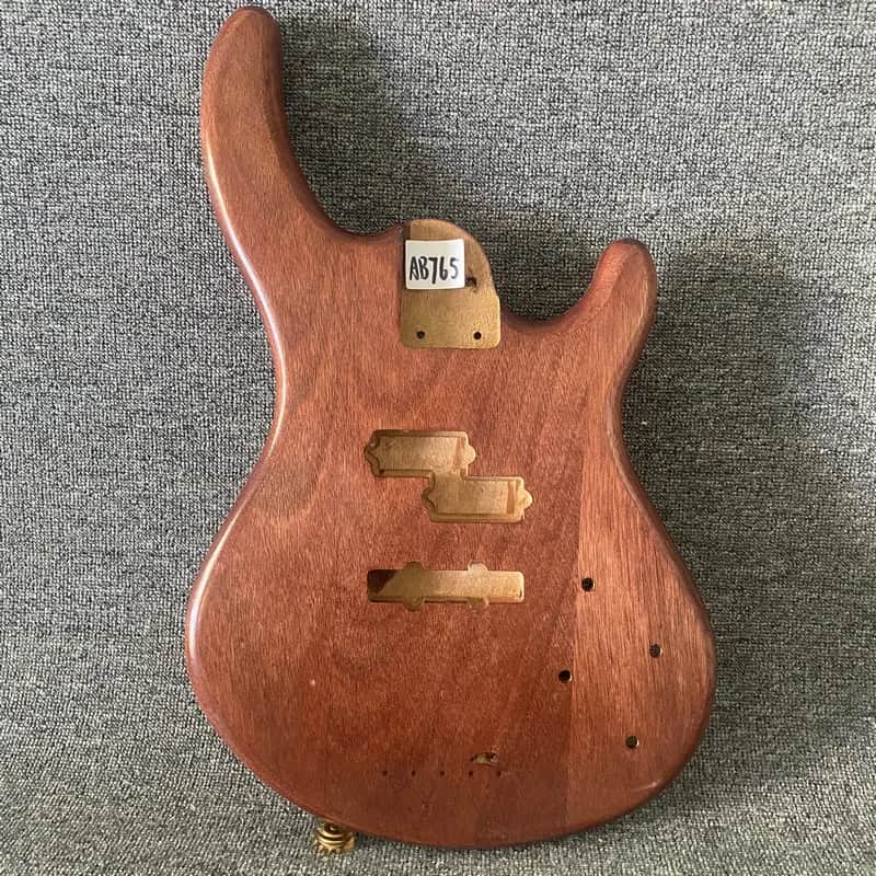 Natural Solid Wood P/J Bass Body for DIY Build image 1