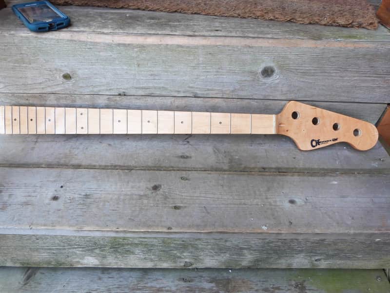 Charvel Bass Neck curly maple San Dimas natural image 1
