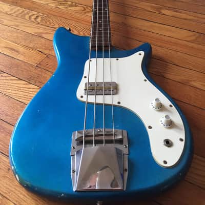 1966 KAPA Continental Bass USA-Made Hofner-Powered HSC image 3