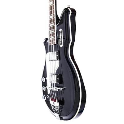 Airline Guitars MAP Bass Short Scale Black Left-Handed image 4