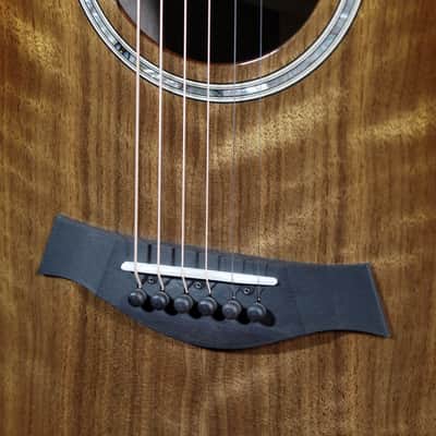 Taylor Custom Grand Auditorium Figured Walnut Acoustic-Electric Guitar | Shaded Edgeburst | ES2 Electronics image 20