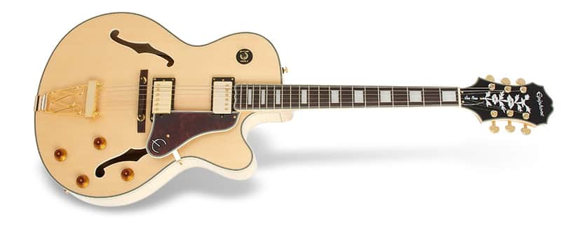 Epiphone Joe Pass Emperor II Semi-Hollowbody Electric Guitar - Natural (ETE2NAGH1) image 1