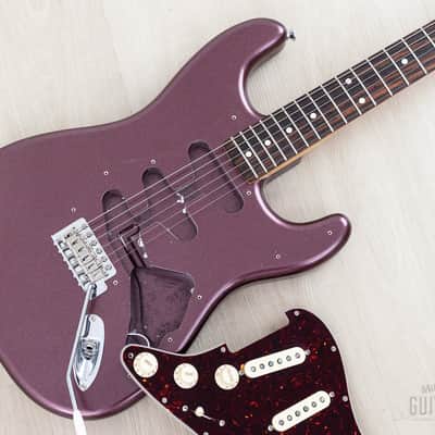 2013 Fender + MJT Stratocaster Partscaster Classic 60s Neck & Burgundy Mist Lacquer Body w/ Case image 22