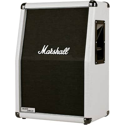 Marshall 2536A Silver Jubilee Cab 140-watt 2x12" Vertical Slant Extension Cabinet image 3