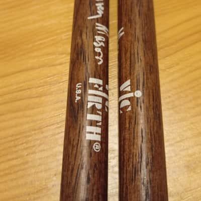 Vic Firth RARE, Collectable signature model Harvey Mason ( Hameleon 1st edition) 1992-1998 - Brown hickory ( Hameleon) image 5