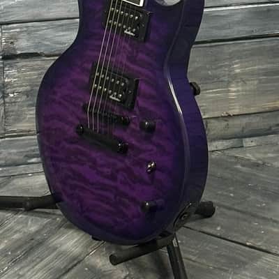Jackson JS Series JS22Q SC Monarkh with Amaranth Fretboard 2019 - Present - Transparent Purple Burst image 6