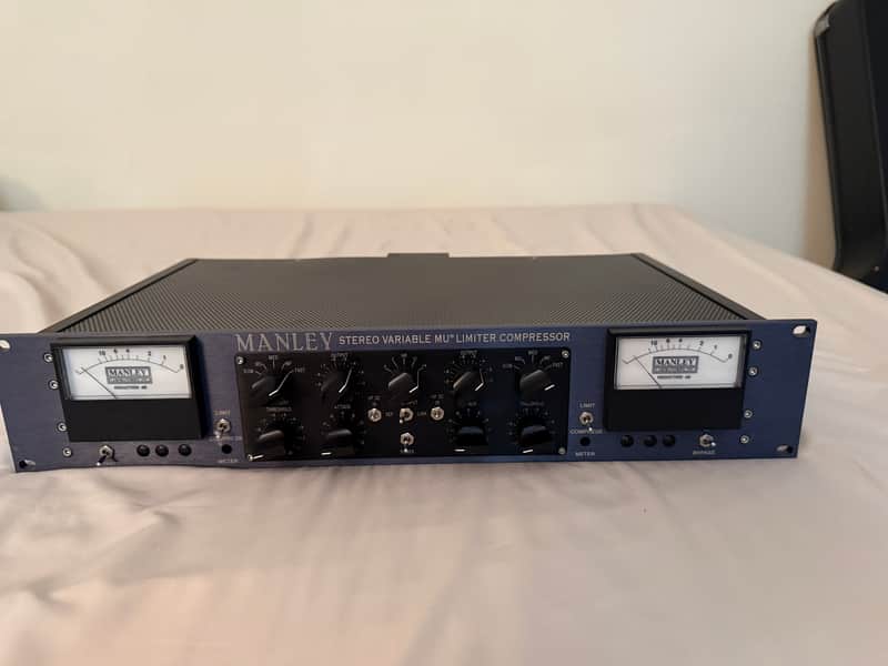 Manley Labs Variable MU Stereo Tube Compressor Limiter Mastering Version - Purple image 1