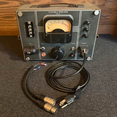 Vintage RCA OP-6 Tube Mic Preamp - Recapped w/ Case, Cables OP6 image 1