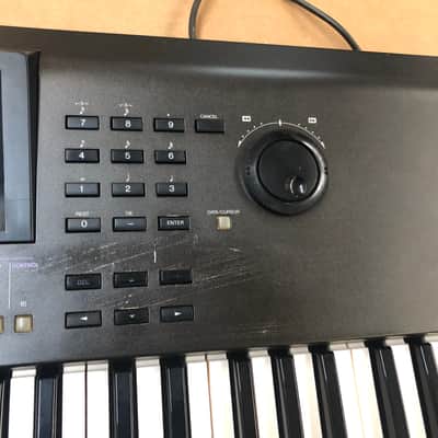 Yamaha W7 Synthesizer 1994 - Black - Made in Japan image 11