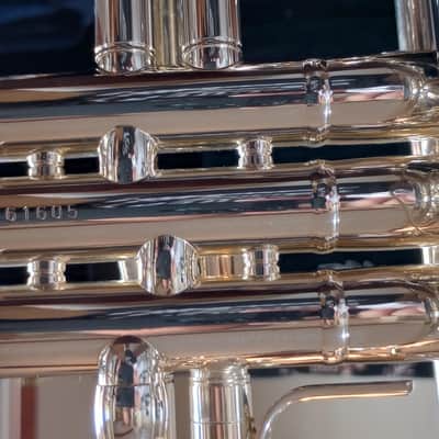 B&S Challenger I series 3137 Bb trumpet 2010s - silver plate image 6