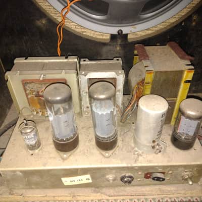 1960s SELMER TRUVOICE automatic Selector Tone - red and cream - The Beatles era 60s image 14