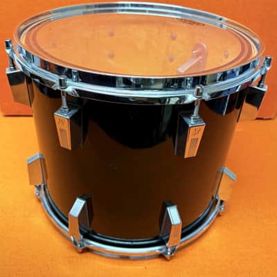 Vintage Sonor Lite 14"x12" Rack Tom - May 1984 - Black Lacquer - 100% Original / Very Good+ image 6