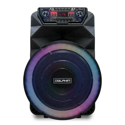 Dolphin SP-18RBT: 18" Portable Party Speaker with Powerful Bass image 1
