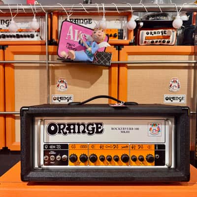 Orange Amplification SUPER STACK ROCKERVERB 100 H & PPC412 Cabinet 4x12” Made in UK image 3
