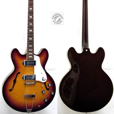 1990 Epiphone Casino, Vintage Sunburst, Made in Japan, Great Upgrades! image 2
