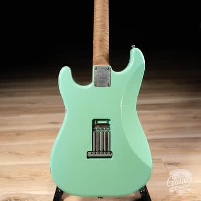 Xotic XSC-2 Swamp Ash HSS S-Style w/ Roasted Flame Maple Neck – Surf Green image 7
