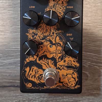 Abominable Electronics Chaotic Evil Ned 2020 - Black / Orange Pedal Board Friendly Version ( Limited Edition ) Bild 8