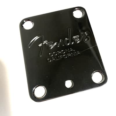 Fender 099-1445-100 American Series Guitar 4-Bolt Neck Plate 2010s - Chrome image 1