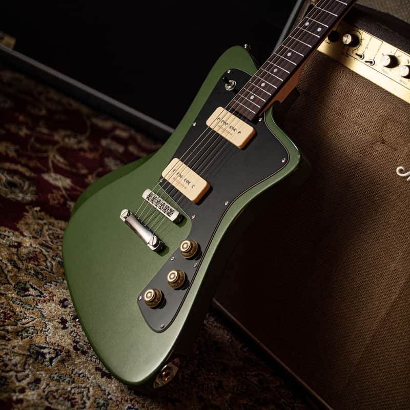Baum Guitars Vega Series Wingman - Misty Green image 1