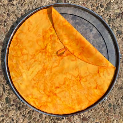 16" single layer Drum Bunny cloth drum cover - dampener - partial mute - compare to Drum Tortillas - Quesadilla - Big Fat Snare image 2