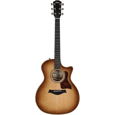 Taylor 314ce Studio Acoustic-Electric Guitar (with Gig Bag), Shaded Edge Burst image 2