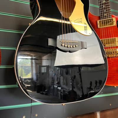 Gretsch G5021E Penguin Black 2022 Parlor Electro-Acoustic Guitar image 3