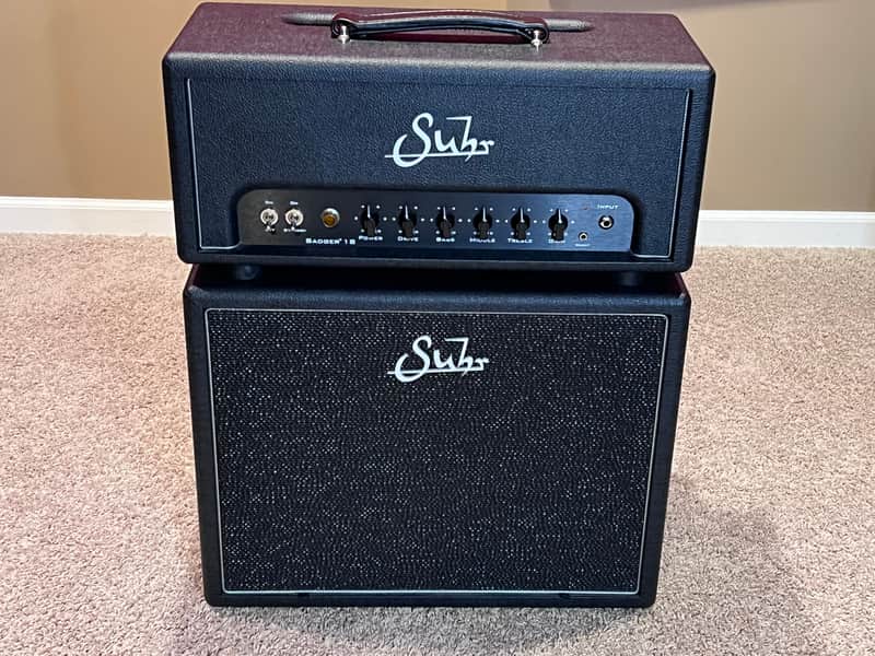 Suhr Badger 18 V2 18-Watt 1x12" Guitar Amp Half Stack 2016 - Present - Black image 1