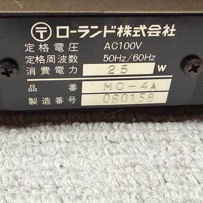 Roland MC-4A micro composer Serviced image 8