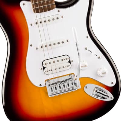 Fender Squier Affinity Series™ Stratocaster® Junior HSS Guitar, 3-Color Sunburst image 7