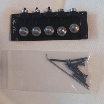 Roy Ross 5 String bass bridge- New in Box Roy Ross 5 String bass bridge- New in Box - BLACK image 2