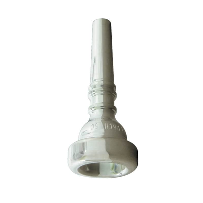 Bach Classic Cornet Silver Plated Mouthpiece 5C image 1