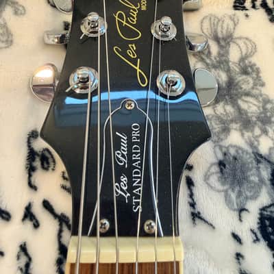 Epiphone Les Paul Standard Pro 2019 modified with Seymour Duncans - Transparent Blue image 3