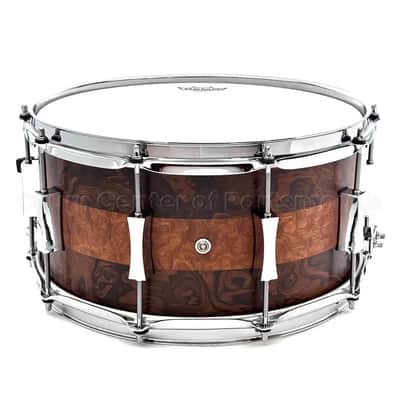 Pork Pie Macchiato Maple Snare Drum 14x7 image 2