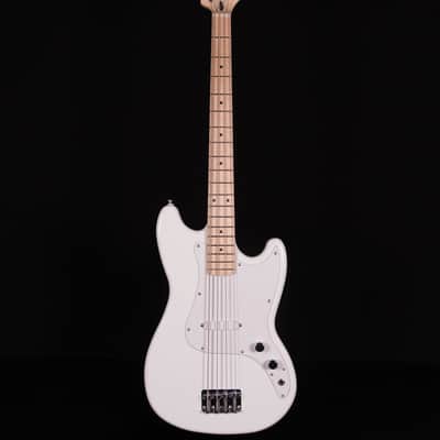 Squier Sonic Bronco Bass, Maple FB, Arctic White image 5