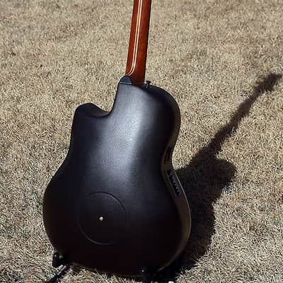 Rare 1997 Ovation Longneck DS-768 in Cherry Cherryburst image 3