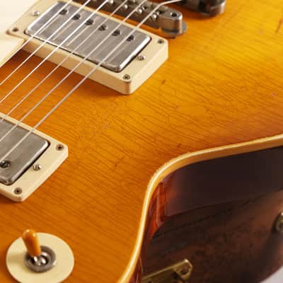 Gibson Custom Shop 1958 Les Paul Murphy Lab Heavy Aged Lemon Burst image 9