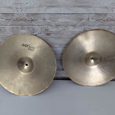 Used Sabian 14" AAX Stage Hi-Hat Cymbals (Pair) image 4