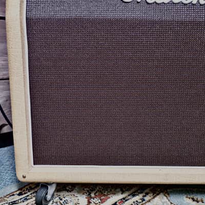Vintage Marshall JMP 2203 MKII Master Lead 100-watt Amp Head w/ Matching 4x12 Speaker Cab - Fawn Tolex image 22