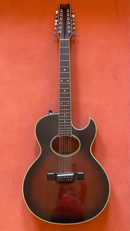 【希少】Washburn WoodStock-12 12弦ギター RARE* Legendary Washburn Woodstock 12A Acoustic 12 String | Reverb