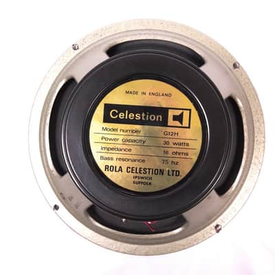 Celestion 4 x G12H30 Blackbacks Vintage 1977 Kurt Mueller Cones image 14
