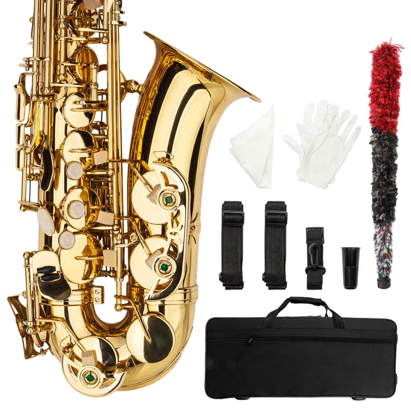 🎅🎄 Pros / Beginners! Saxophone +Case/Bag +Gloves +Strap to Carry Case! image 1
