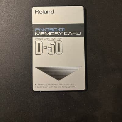 Roland Roland PN-D50-01 Patch Data Rom Card for the D-50/D-550 -Sustain Group II 90s - Silver