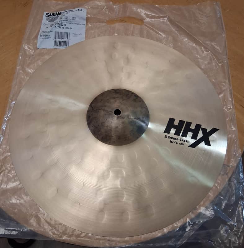 Sabian 16" HHX X-treme Crash Cymbal 2001 - Present - Natural image 1