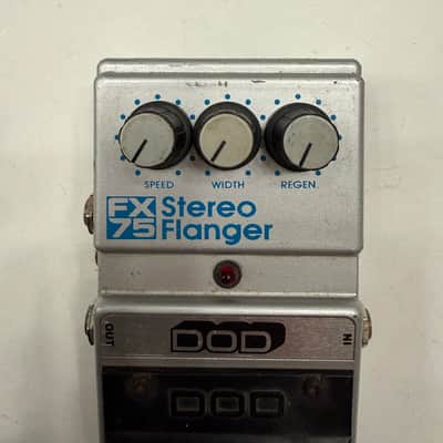 DOD Digitech FX75 Stereo Flanger Analog Vintage Guitar Effect Pedal *READ* image 2