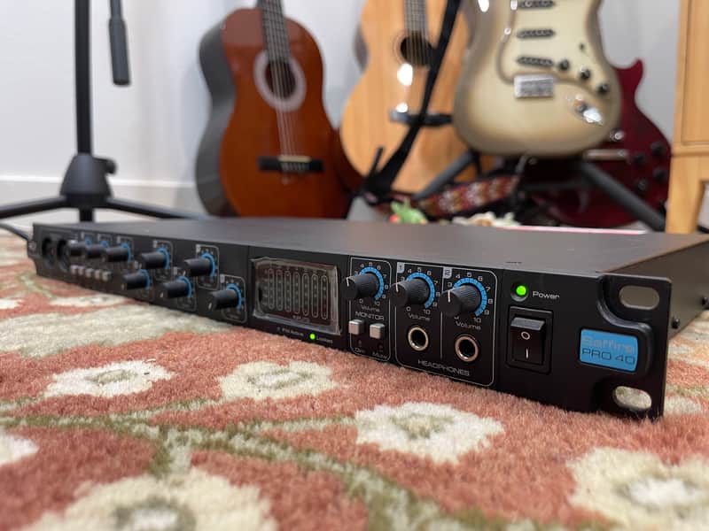 Focusrite Saffire Pro 40 Firewire Audio Interface 2010s - Black image 1